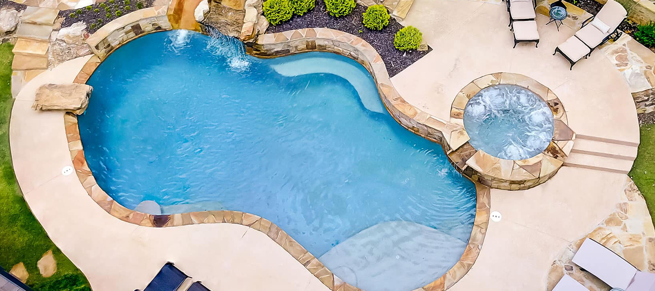 Pools & water features imagery from Hill Valley’s website